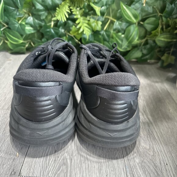 Hoka One One Shoes Mens 12.5 2E Triple Black Bondi SR Wide Work 1129350 BBLC main image 9